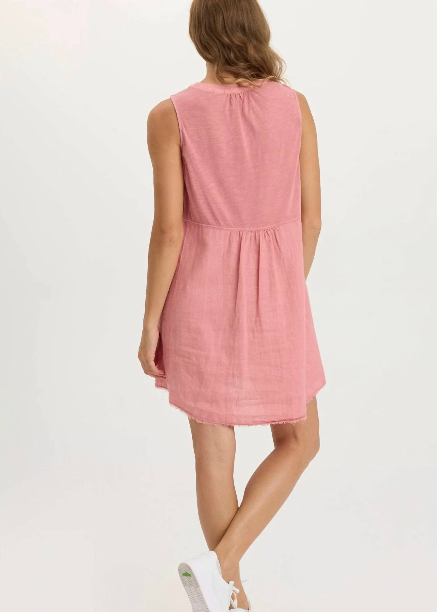 XCVI Catava Mini Dress in cherry fizz - women's dress - alternate view