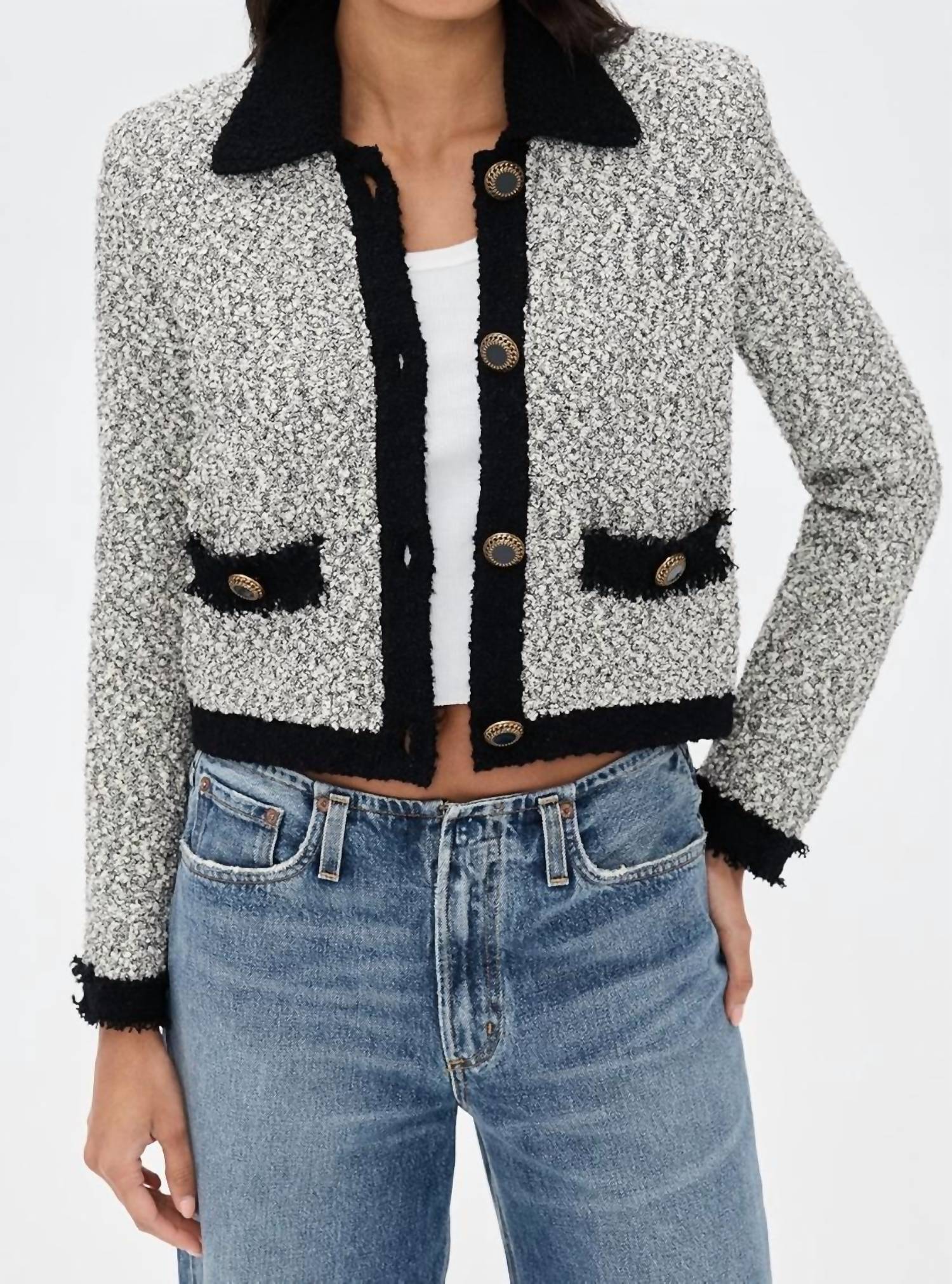 L'Agence - Arielle Collared Jacket