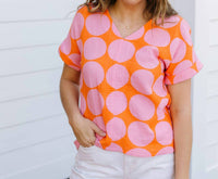 Michelle Mcdowell - Harper Dot Party Top