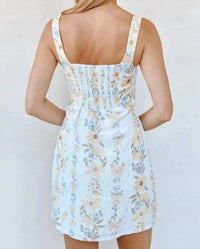 Bella Dahl - Fitted Smocked Back Mini Dress