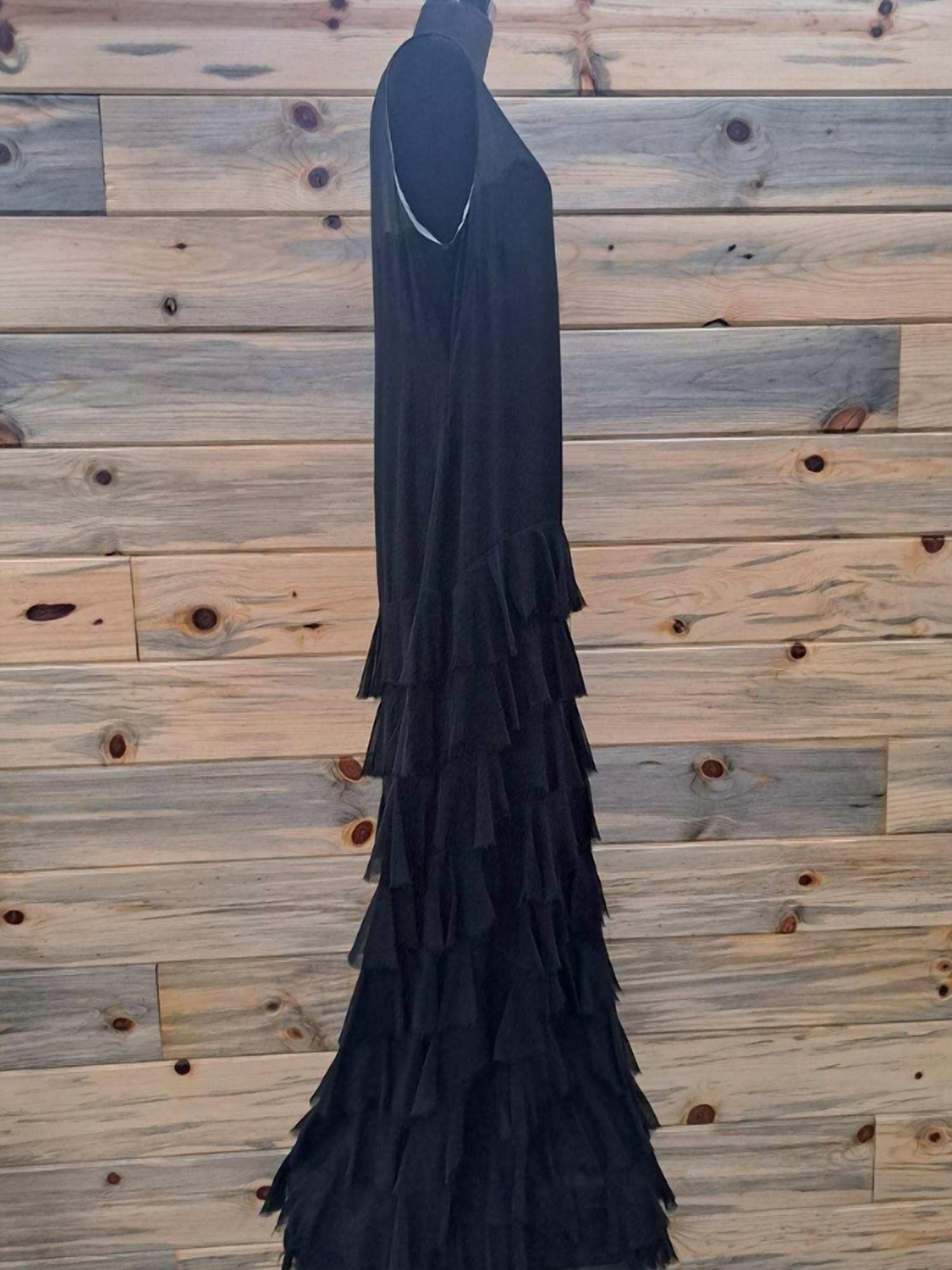 Long Ruffled Dress