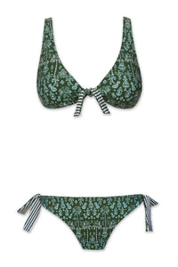 Helen Jon - Reversible Tie Front Bra Top
