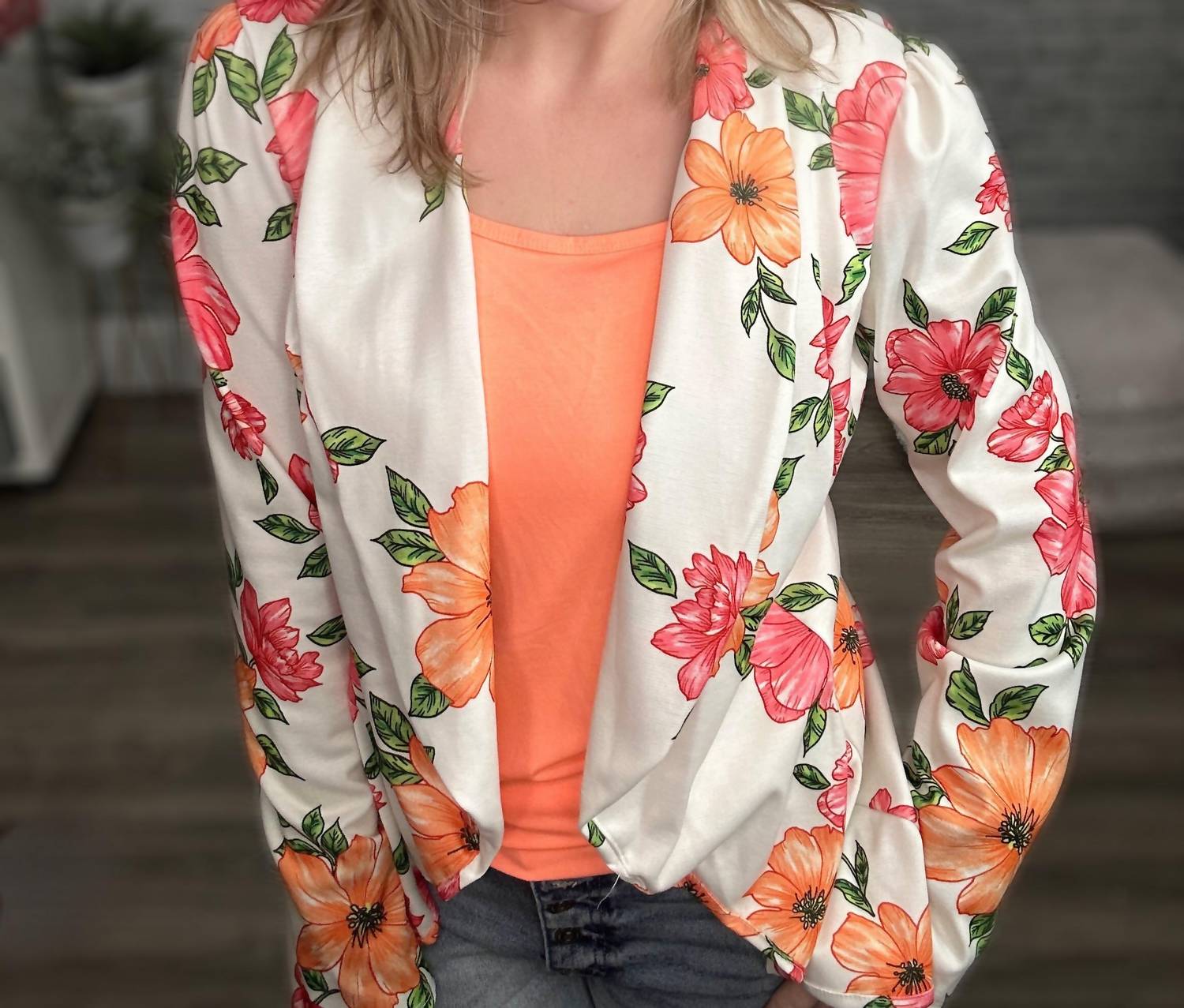 Heimish Usa - Stretchy Figure Flattering Blazer