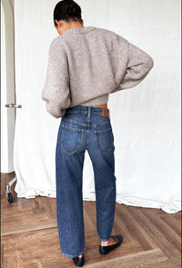 EMERSON FRY Twin Doves Barrel Denim Jeans in nova - women's jeans - detail view