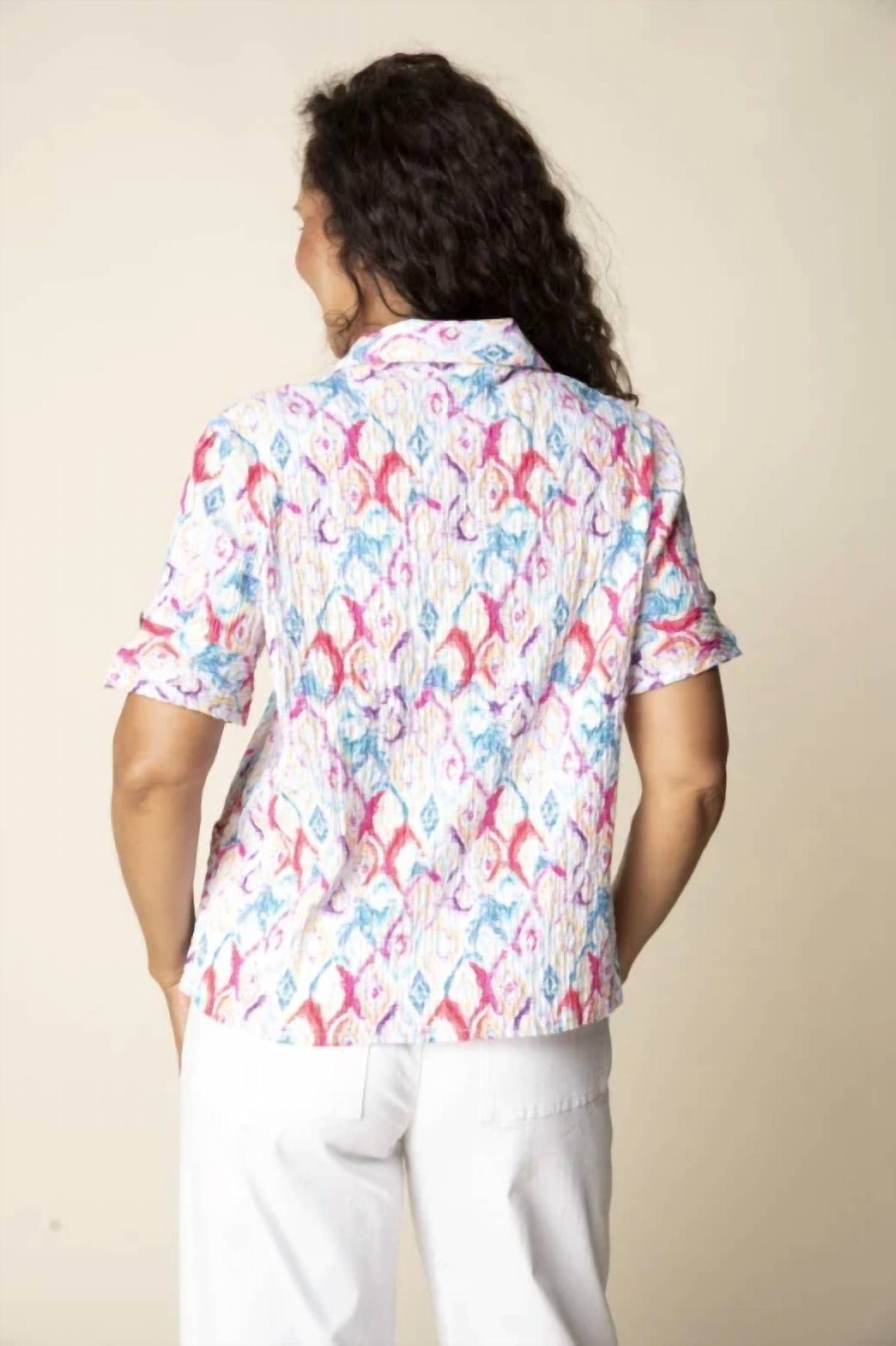 Habitat - Painted Diamonds Laid Back Shirt