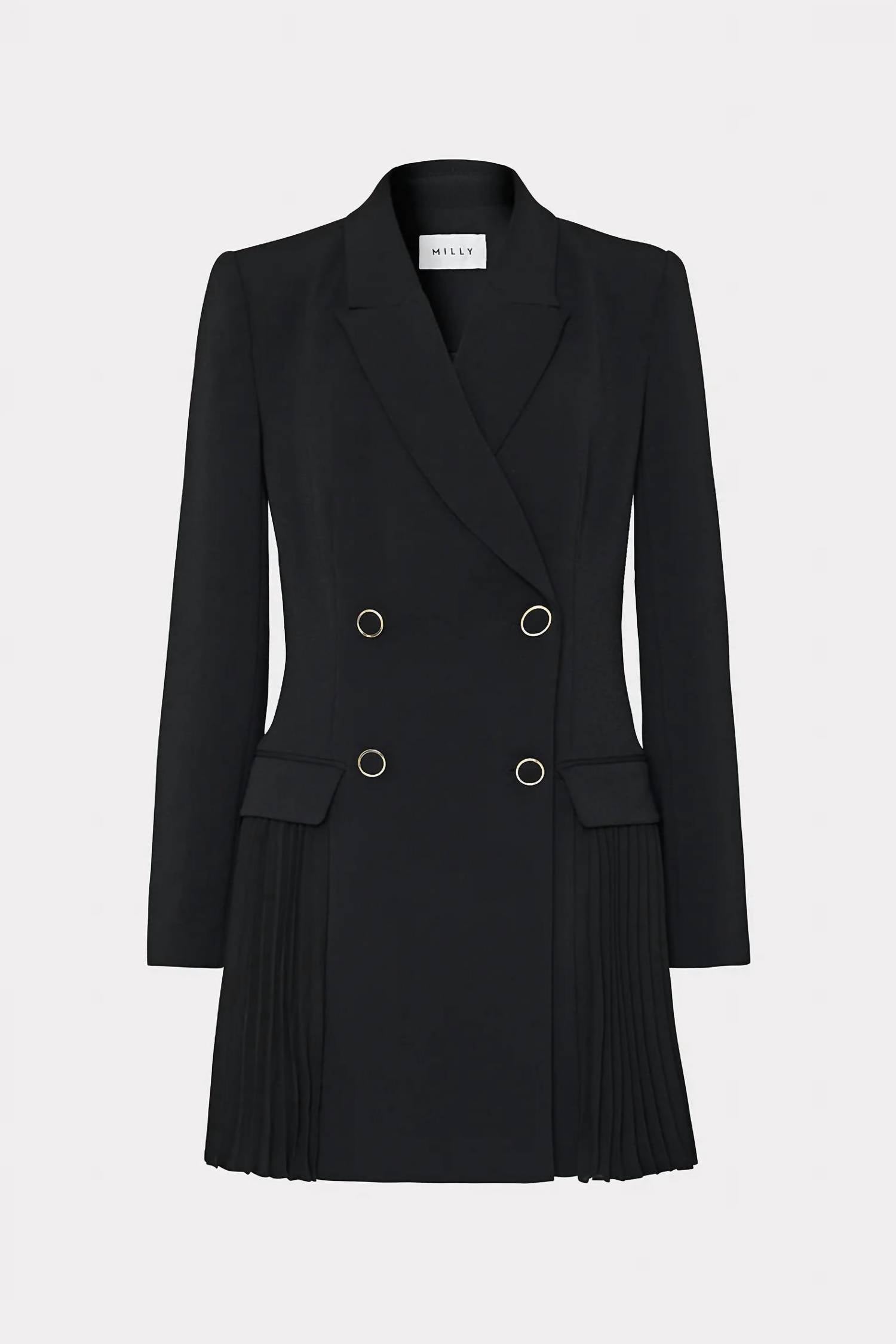 Milly - Pleated Blazer Dress
