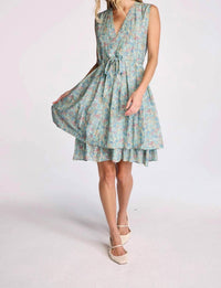Sundays - Daphne V-neck Mini Dress
