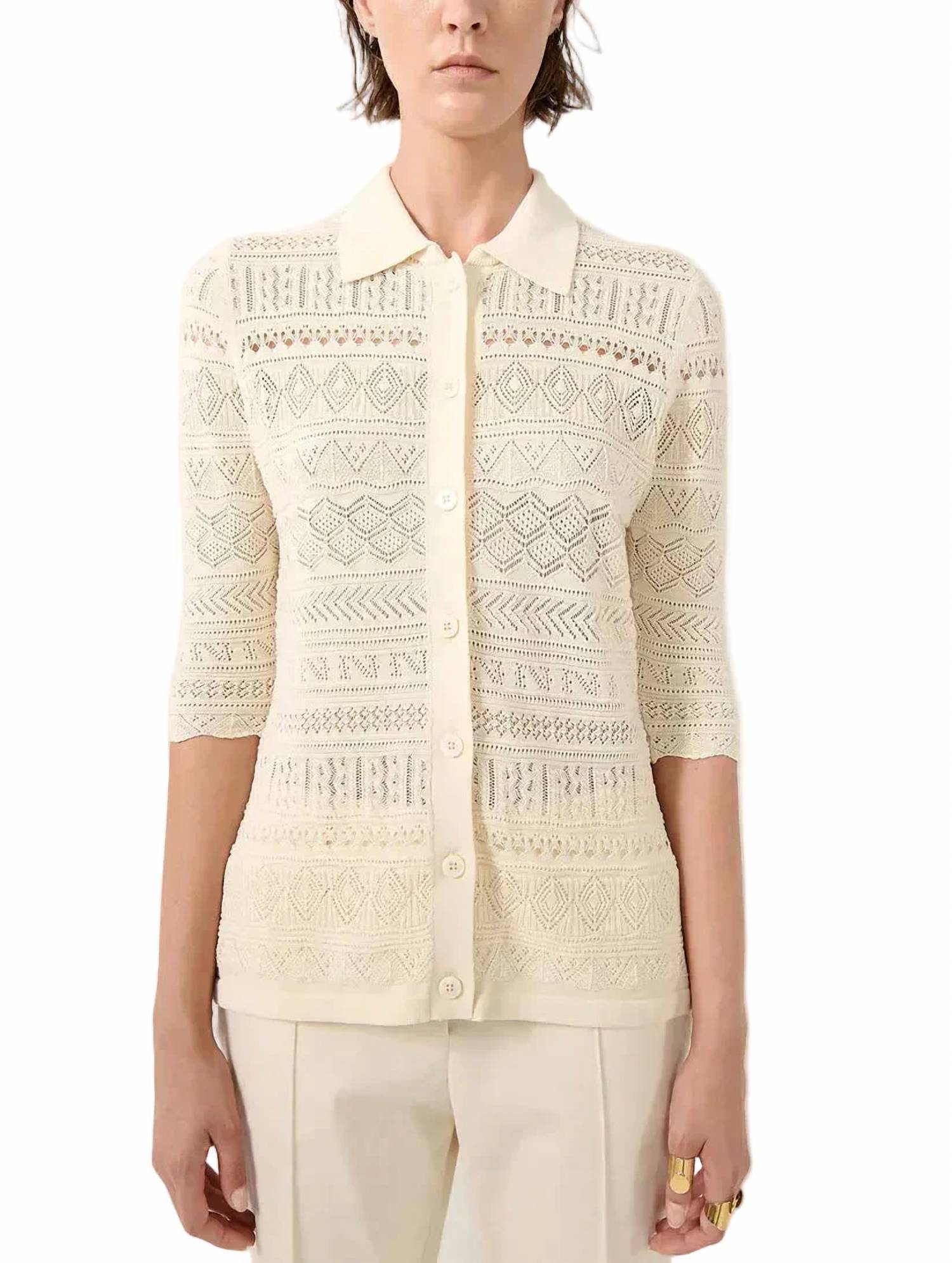 Barbara Bui - Open knit cardigan