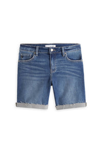 Kancan - Women's Angela Mid Rise Midi Shorts