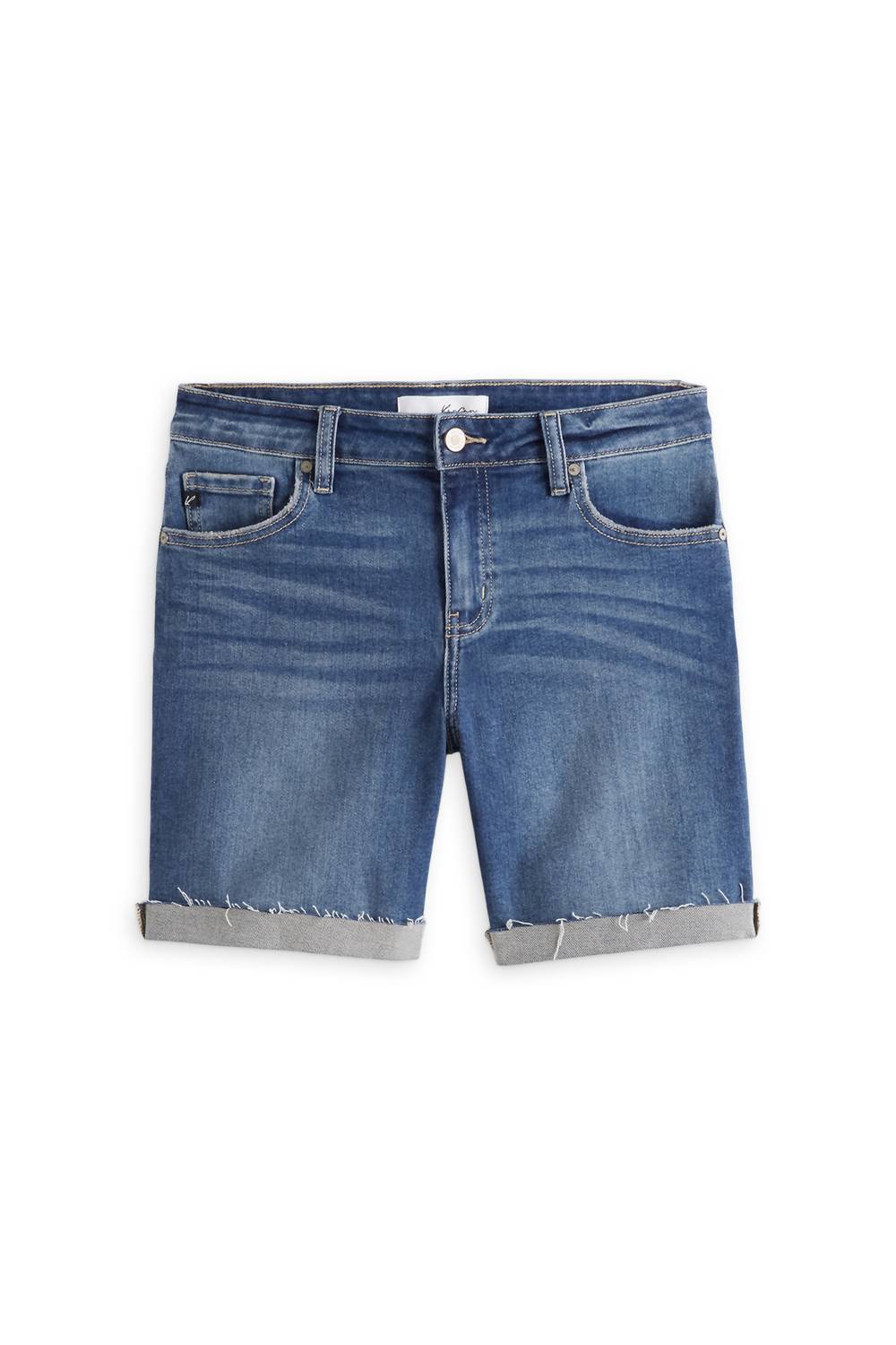 Kancan - Women's Angela Mid Rise Midi Shorts