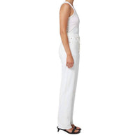 AGOLDE Criss Cross Straight Jeans in element - women's jeans - detail view