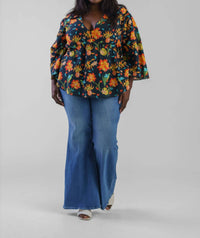 Guapa - Sitara V Neck Top - Plus