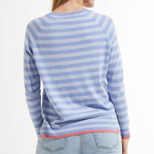 Zaket & Plover - V Neck Striped Sweater