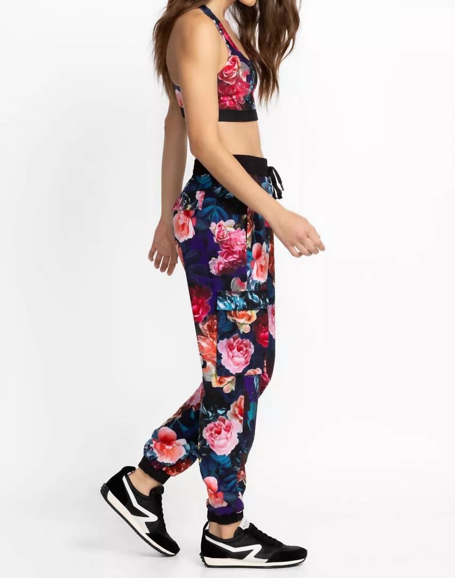 Johnny Was Studio Cargo Track Pant in multi - women's pants - view 4