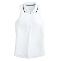 SOUTHERN TIDE Kristy Performance Tank in classic white - women's tank top - alternate view