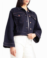 Nicole Miller - Lenox Hill Bell Sleeve Crop Jacket
