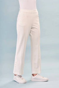 Insight - Side Snap Solid Scuba Pant