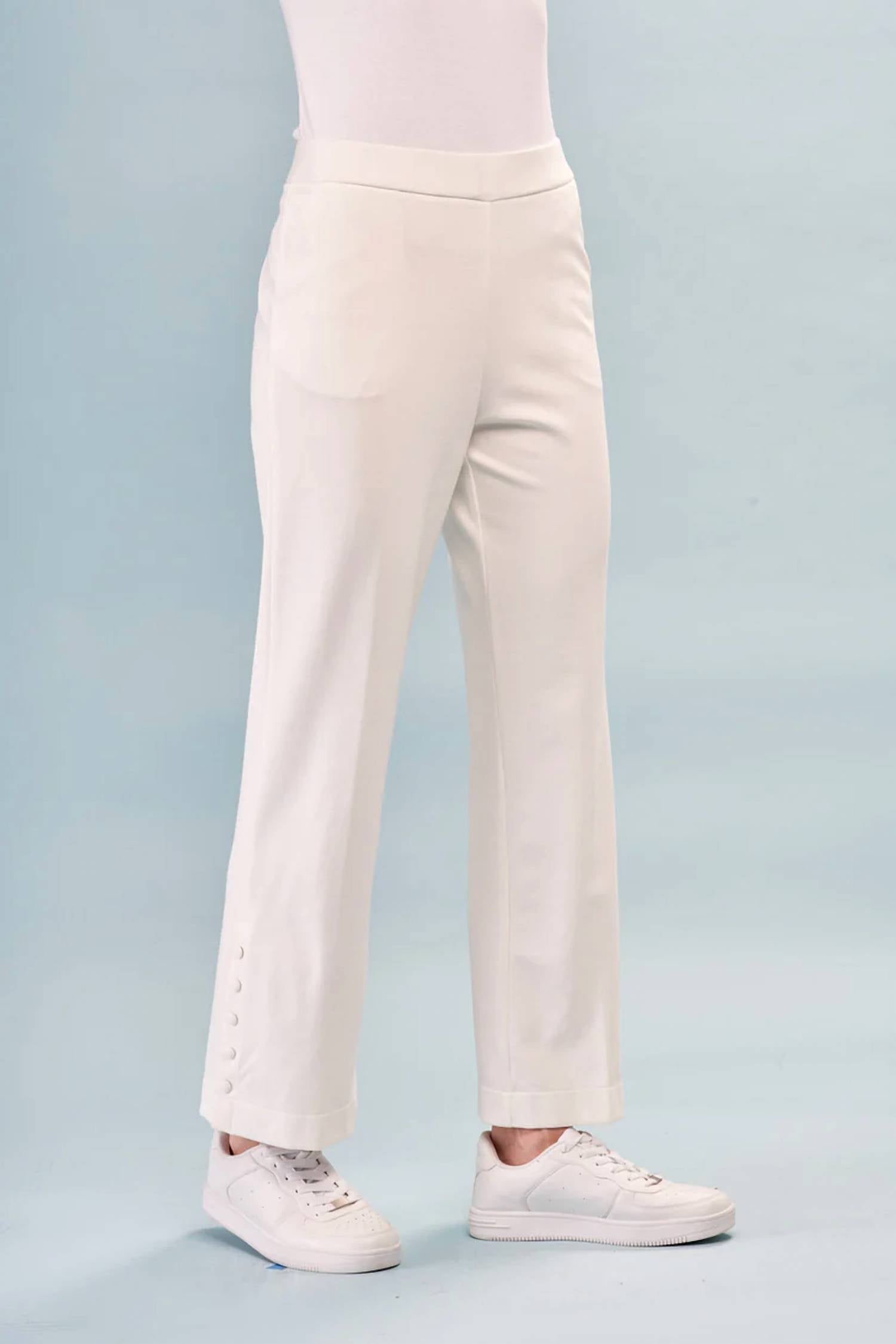 Insight - Side Snap Solid Scuba Pant