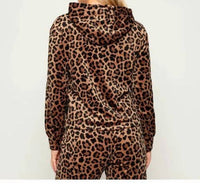 Marc Cain - Animal Print Hooded Sweatshirt