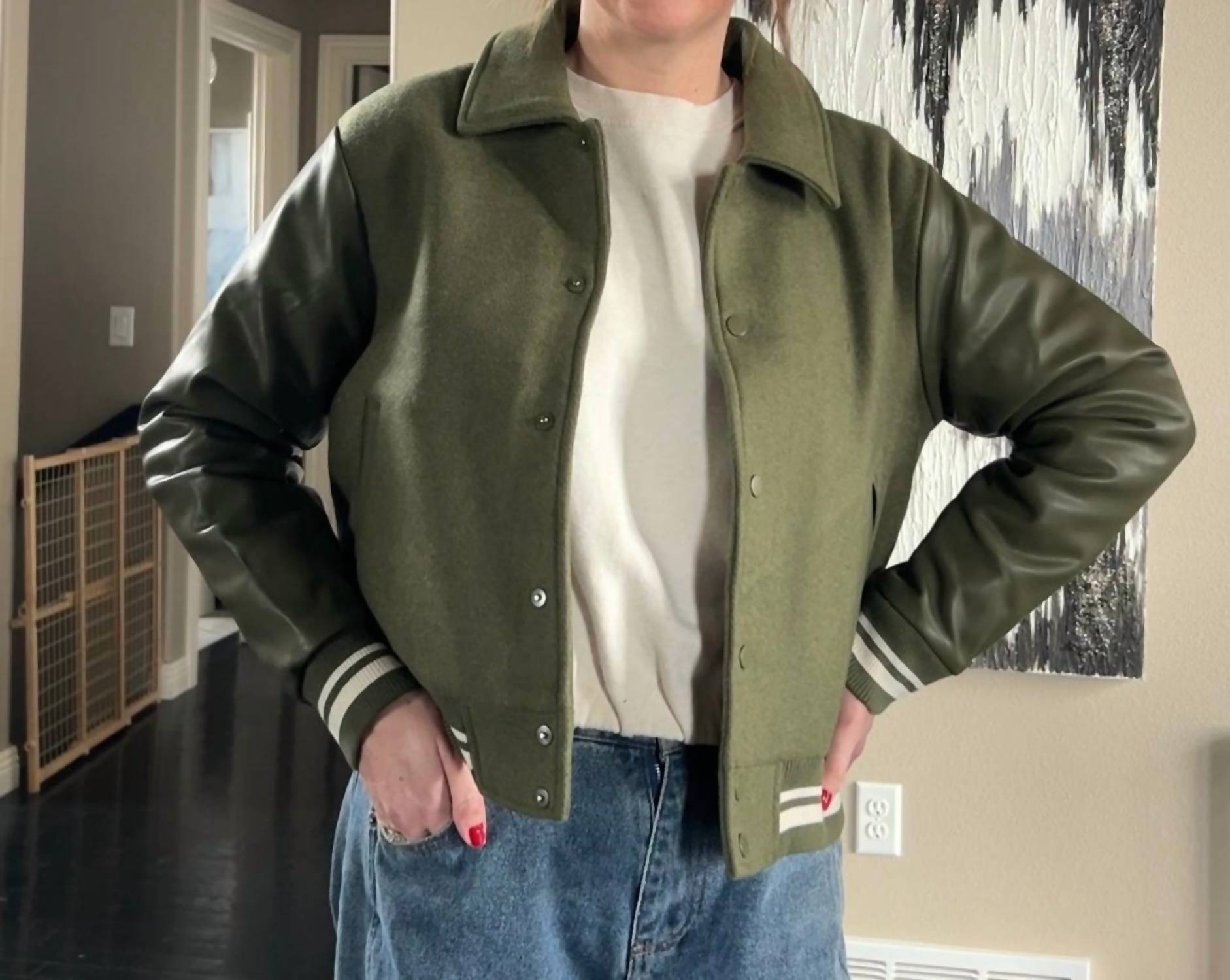 Mono B - Wake Up And Slay Varsity Jacket