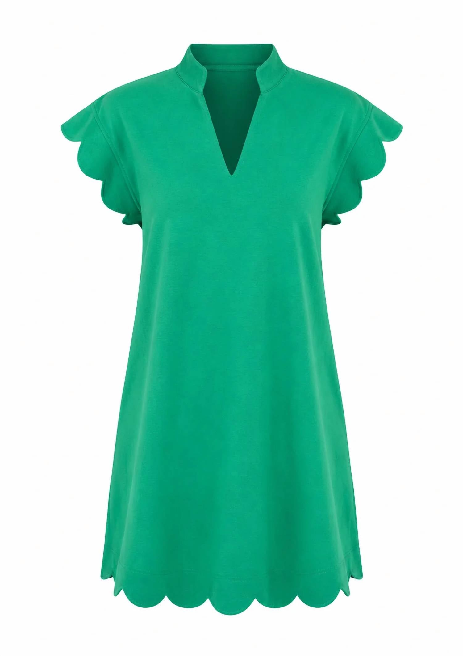 Entro - Feeling Lucky Scalloped Dress