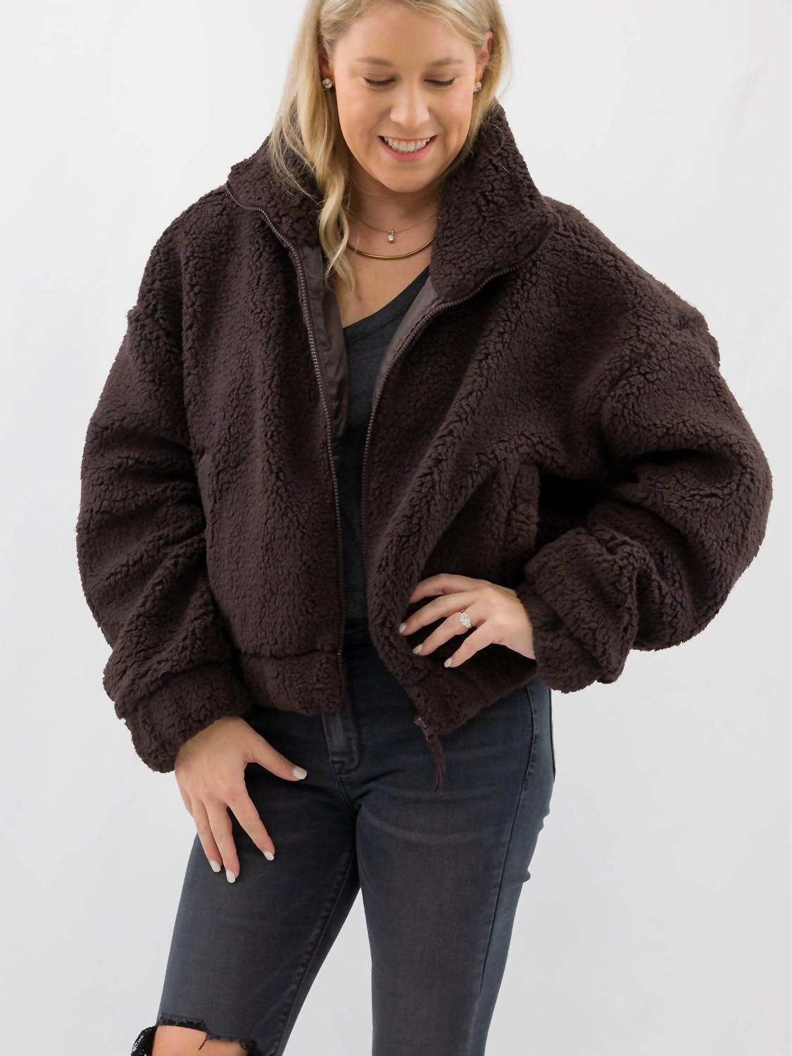 Hyfve - Sherpa Full Zip Jacket