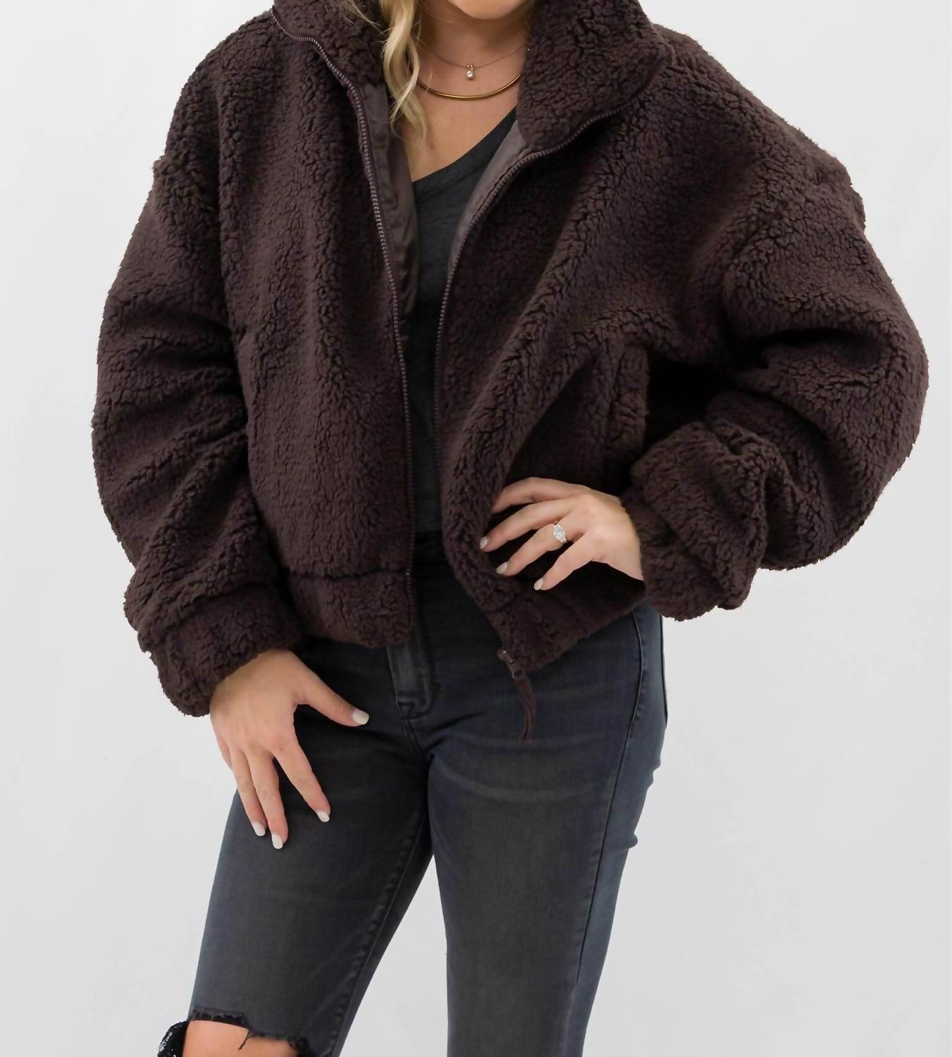 Hyfve - Sherpa Full Zip Jacket
