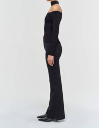 SIMKHAI Kenna Trousers in black - women's pants - detail view