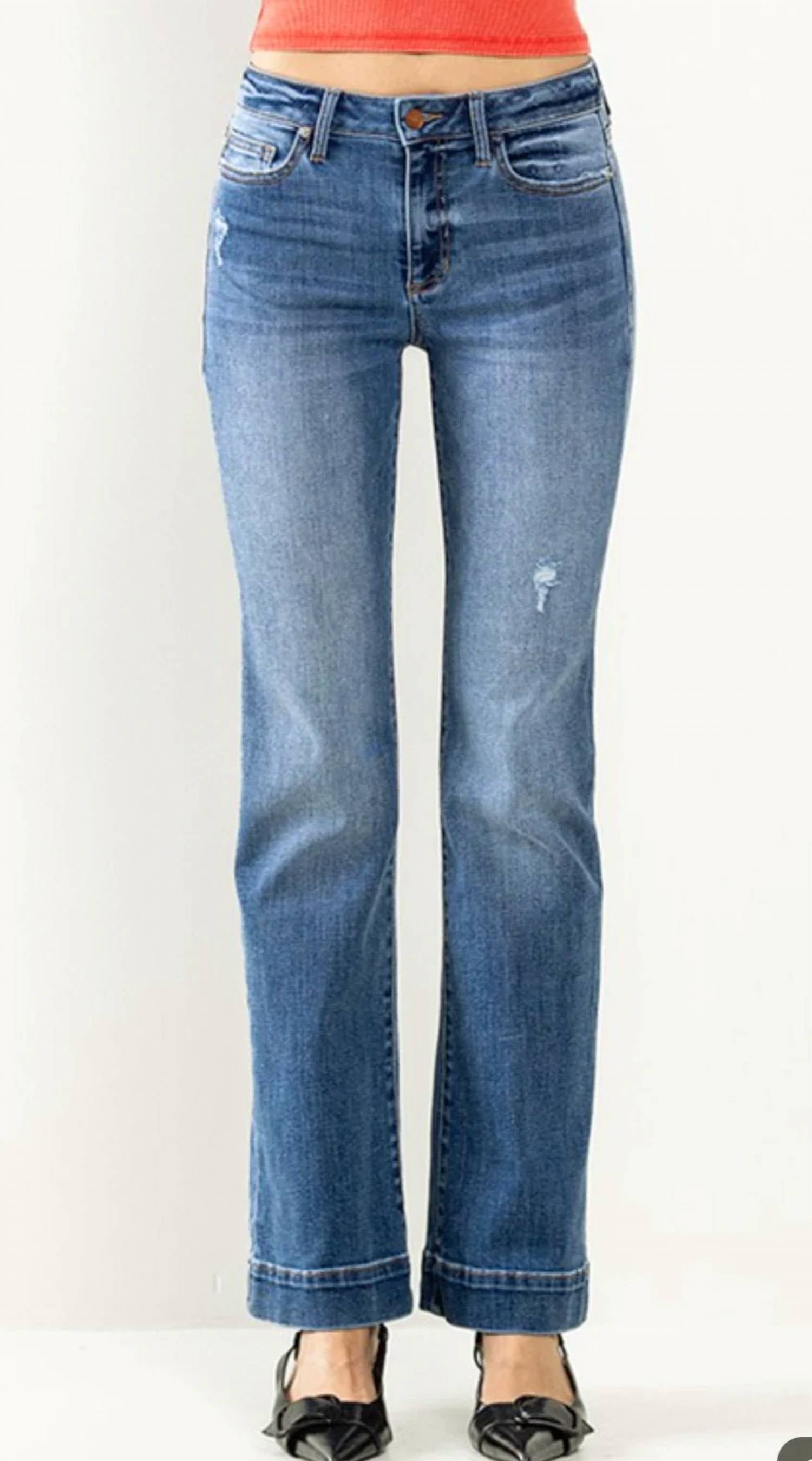 Sneak Peek - Midrise Slim Bootcut Jeans