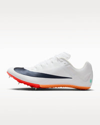 NIKE Unisex Zoom Rival Sprint Track Shoes in white obsidian bright crimson - men's shoe - detail view