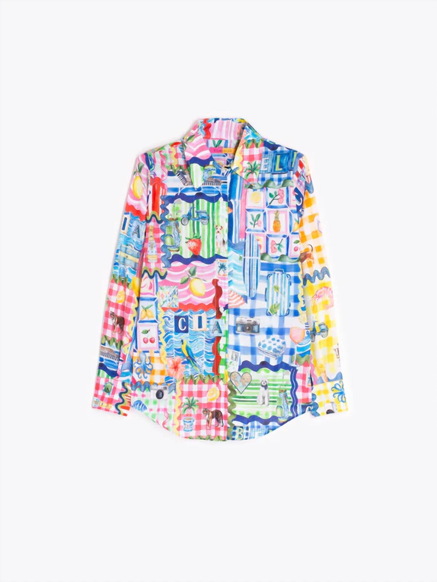 Vilagallo - Graphic Printed Shirt