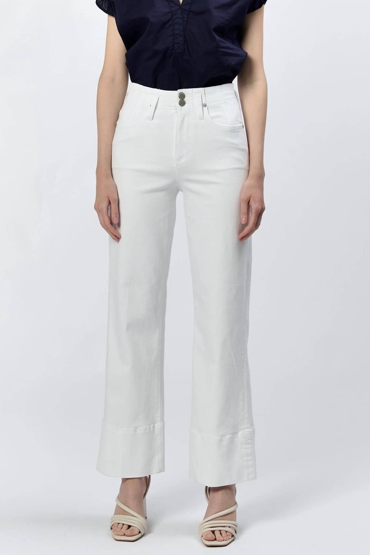 Dear John Denim - Holly High Rise Wide Hem Straight Jeans