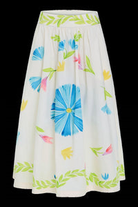Olivia by Livro KIT SKIRT in flora painted - women's skirt - view 4