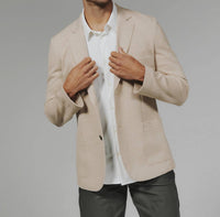 7Diamonds Grayson Blazer in sand - men's jacket