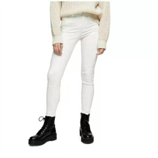 Topshop - Jamie Off Contrast Seam High Rise Skinny Jeans