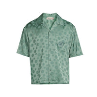 HONOR THE GIFT Polka Dot Shirt in green - men's shirt - view 5
