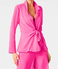 Gretchen Scott - Tie Front Jacket Top