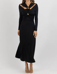 Ina Fashion - Zaire Long Sleeve Maxi Dress