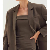 Crescent - Gia Oversized Single-breasted Blazer