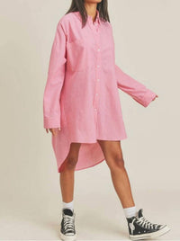 Win Win Apparel - Open to you Shirt dress