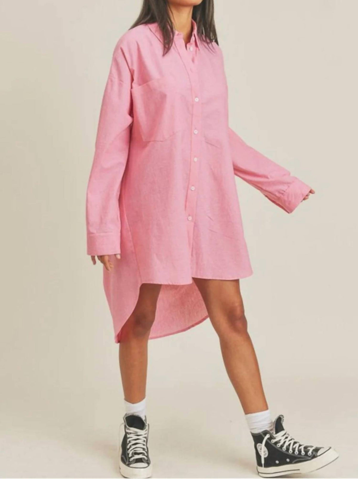 Win Win Apparel - Open to you Shirt dress