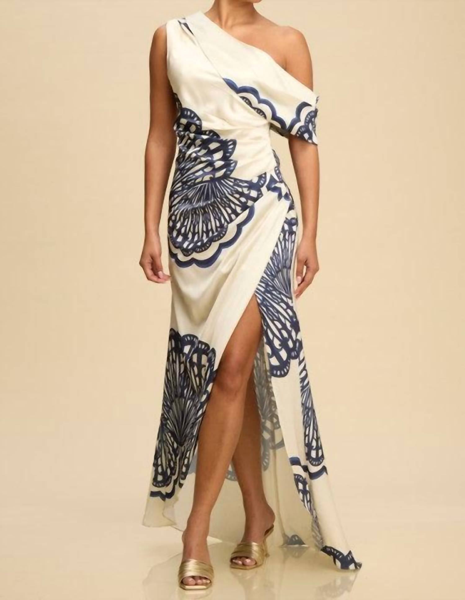 LUXXEL Elsie Dress in white - women's dress