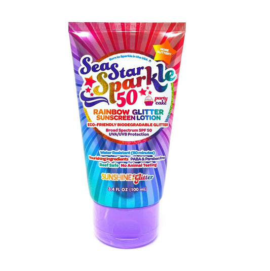 Sunshine & Glitter - Sea Star Sparkle SPF 50 Glitter Sunscreen