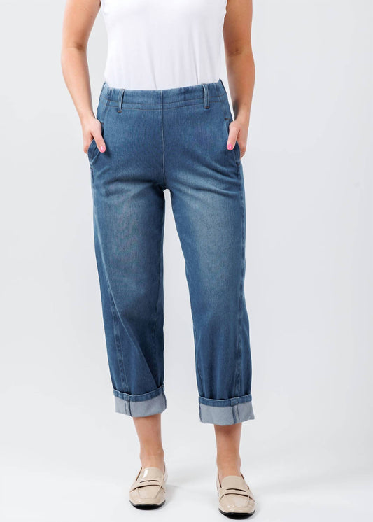Lysse - Winslet Cuffed Barrel Crop Denim Jeans