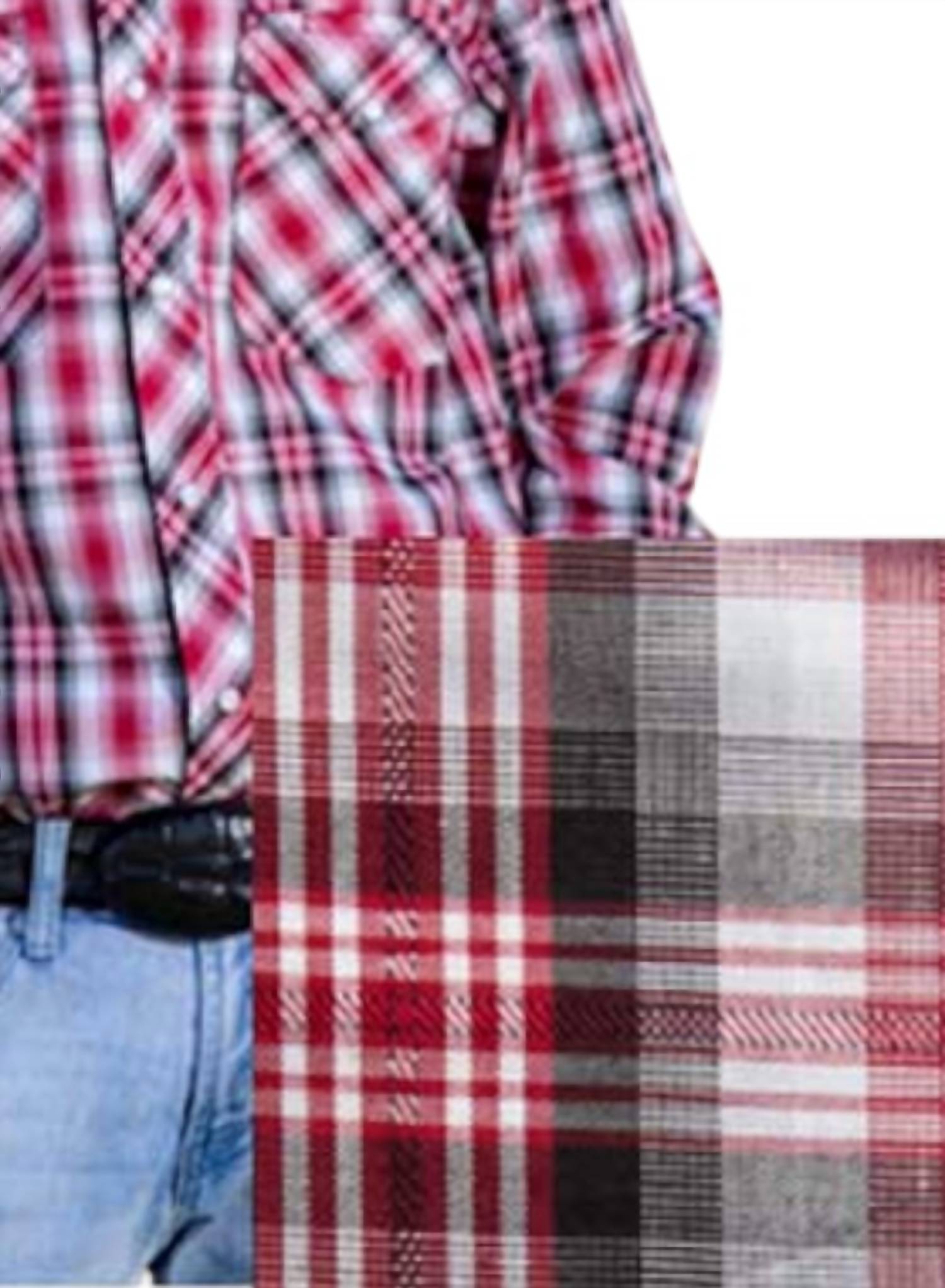 Wyoming Traders - Long Sleeve Plaid Western Shirt