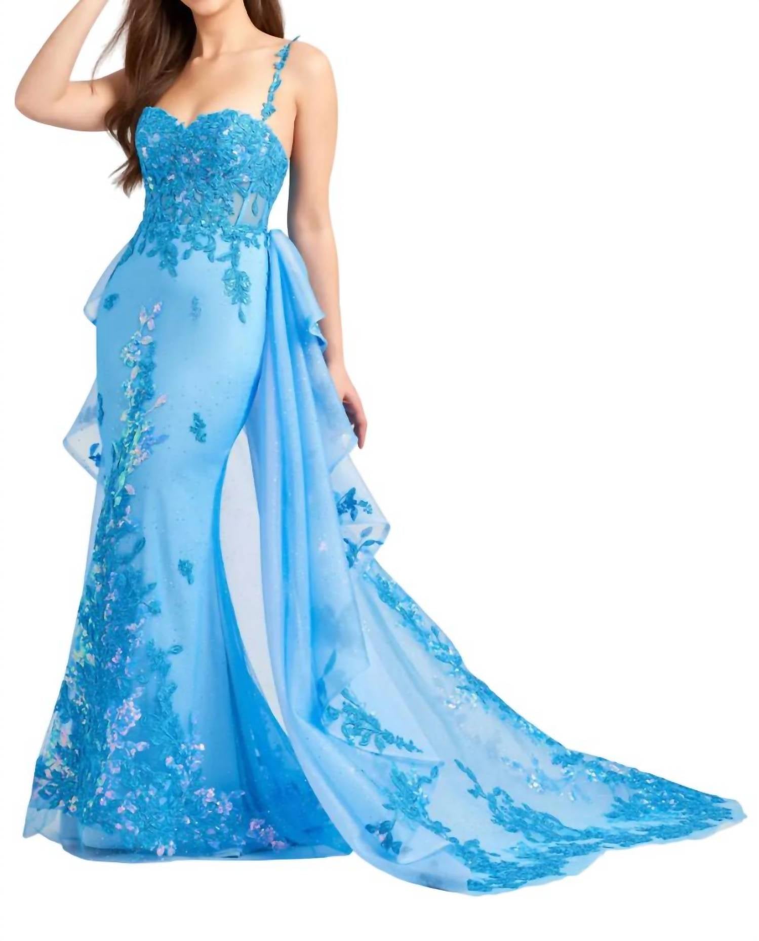 Ellie Wilde - Lace Mermaid Prom Dress