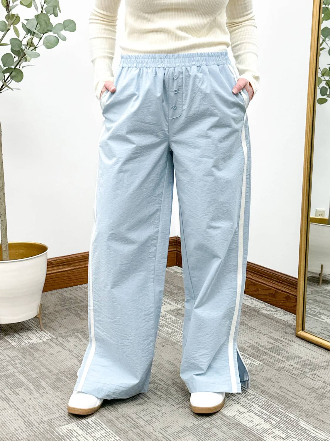 Sunday Edition - Side Stripe Boxer Pants