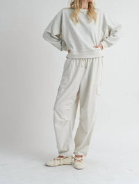 Sadie & Sage - Vita Crewneck W Nylon Panels