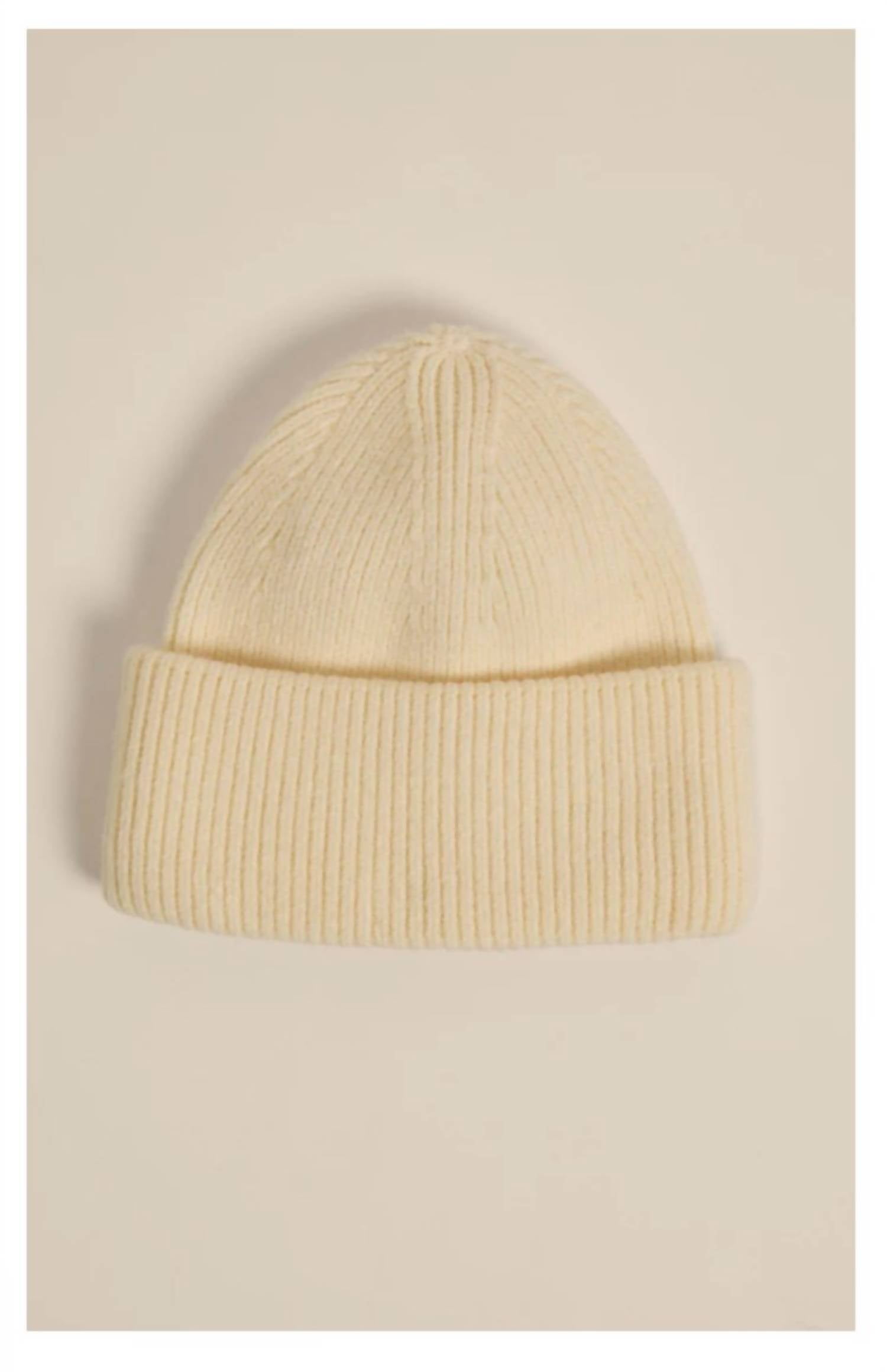 Z Supply Women's Glacier Beanie in warm white - women's hat
