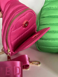 Ahdorned - Women's Eliza Quilted Puffy Sling Bag